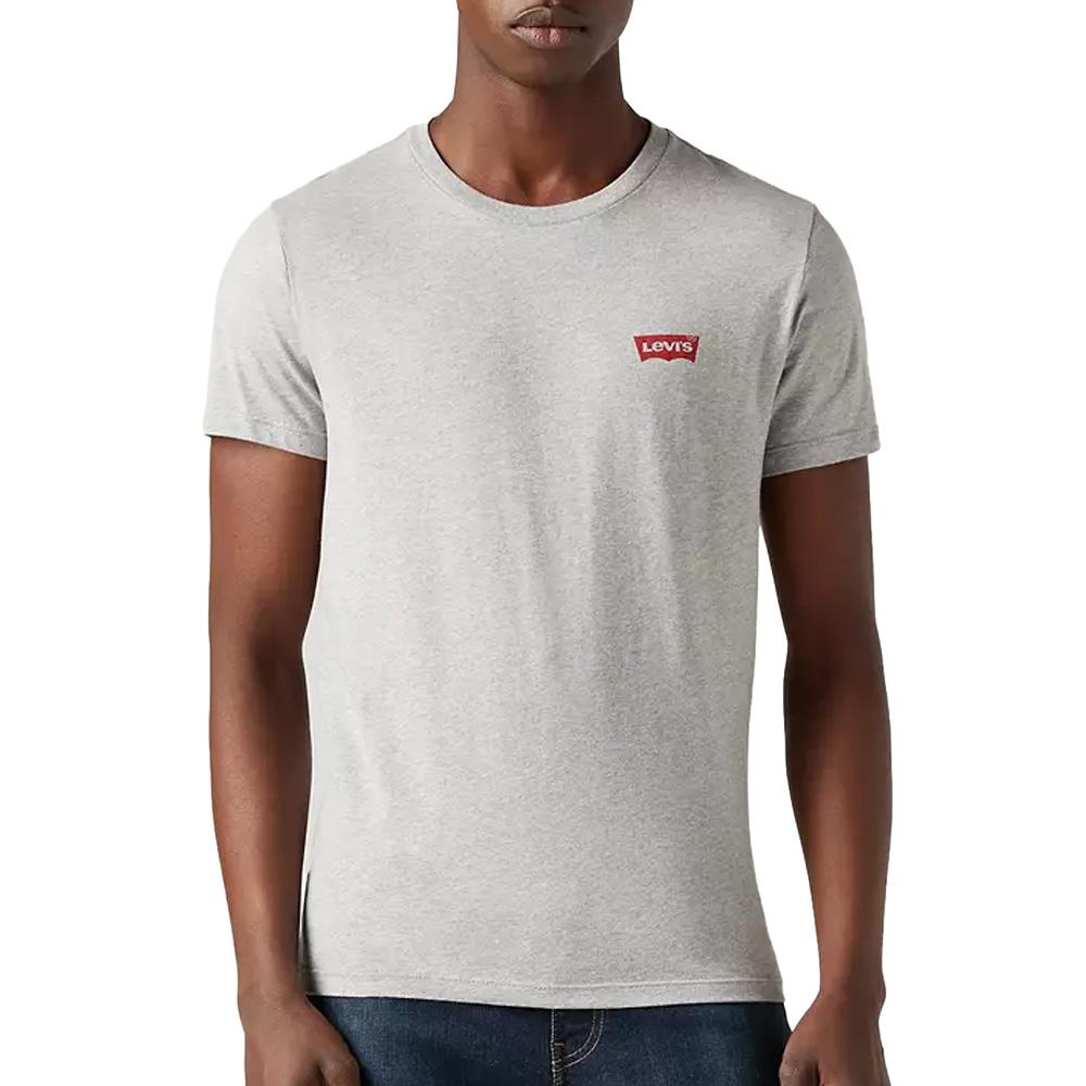 Lot de 2 T-shirts Blanc/Gris Homme Levi's Slim Fit vue 3