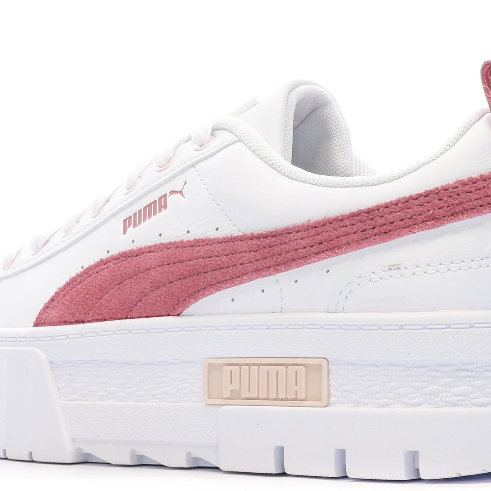 Baskets à Plateformes Blanches Femme Puma Mayze vue 7