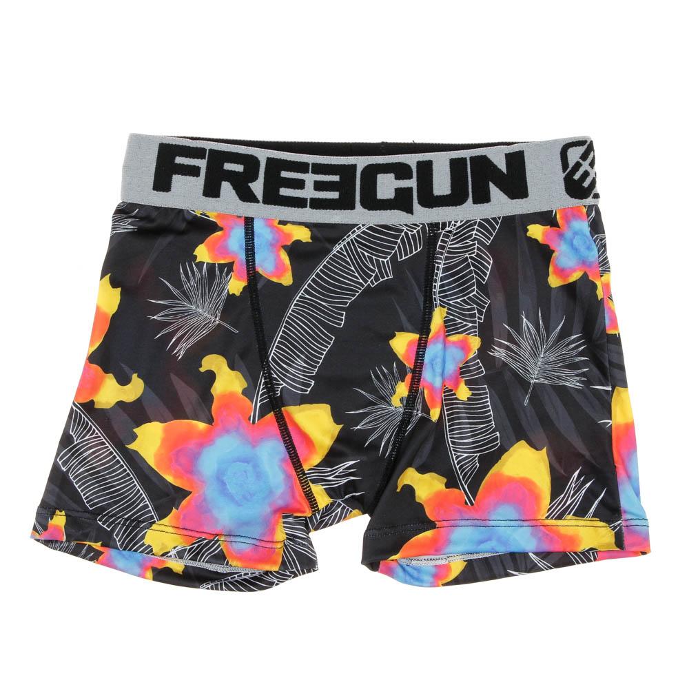 Boxer Noir/Gris à Imprimés Garçon Freegun Hib pas cher