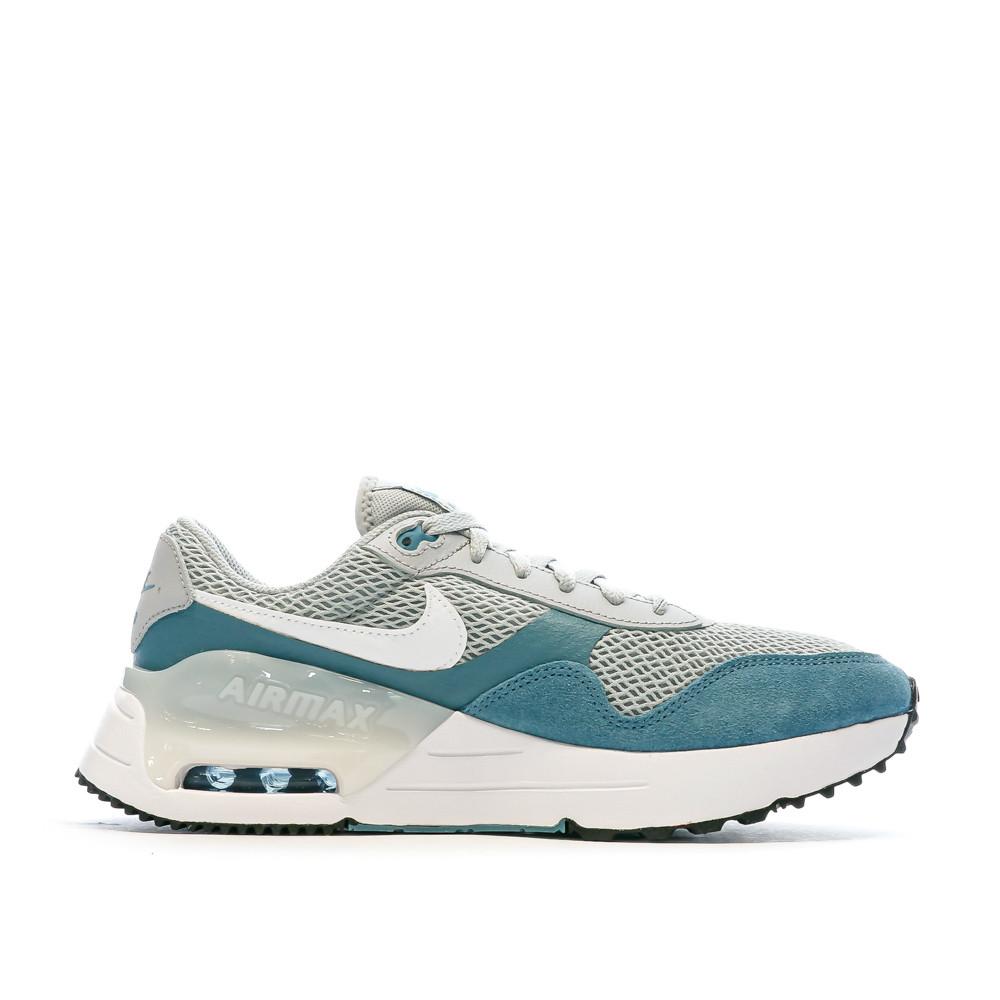 Baskets Gris/Bleu Homme Nike Air Max Systm vue 2