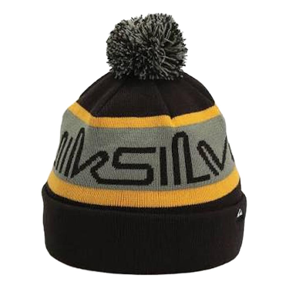 Bonnet Noir/Jaune Homme Quiksilver Summit pas cher