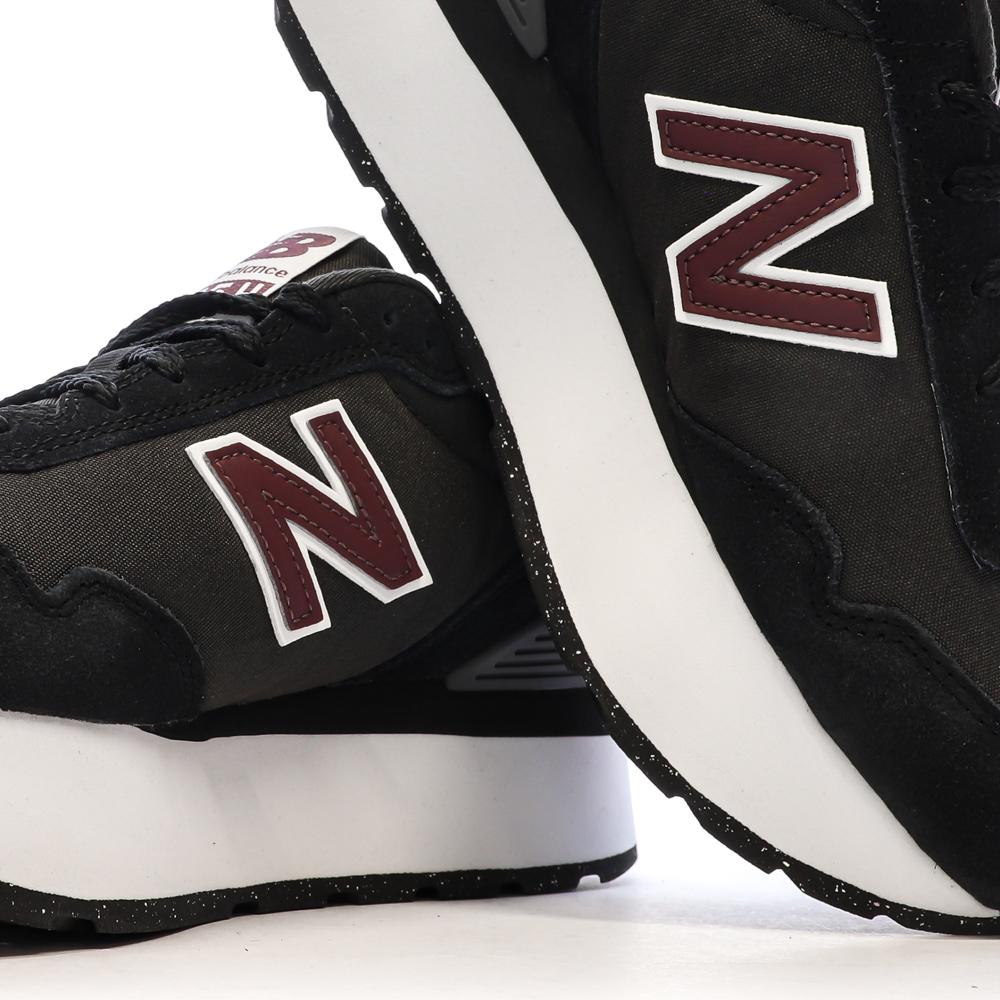 Baskets Noires/Prunes Femme New Balance 515 vue 7