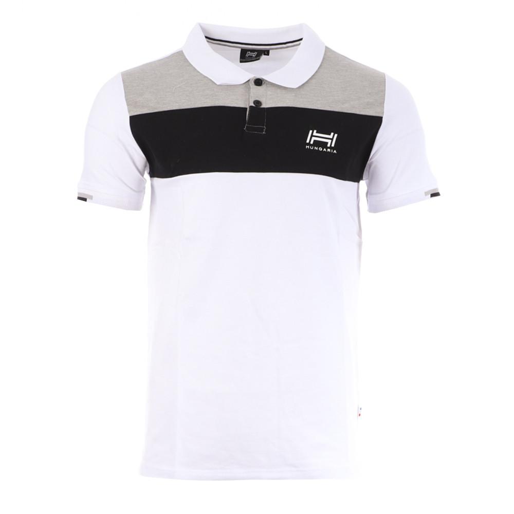 Polo Blanc Homme Hungaria Bennett pas cher