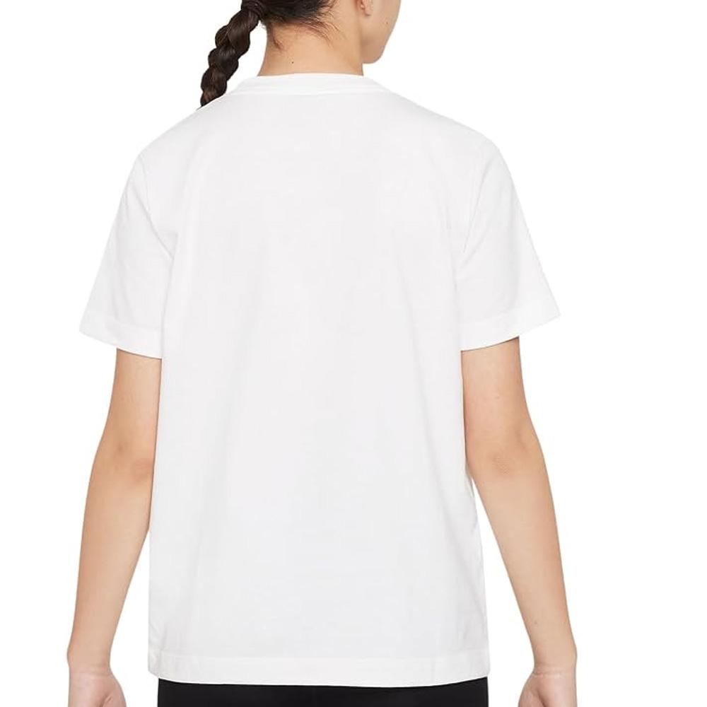 T-Shirt Blanc mixte Nike FZ5178 vue 2