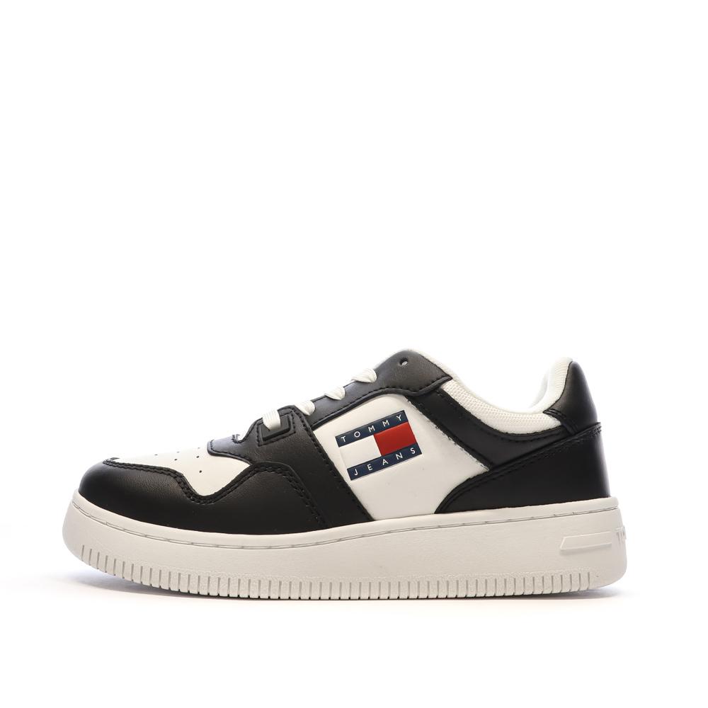 Baskets Blanhces/Noires Femme Tommy Hilfiger EN0EN02505 pas cher