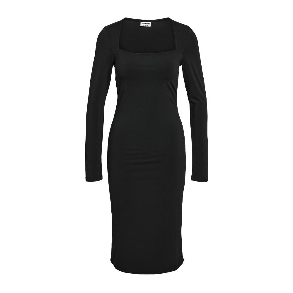 Robe Moulante Noir Femme Noisy May Sqaure Neck pas cher