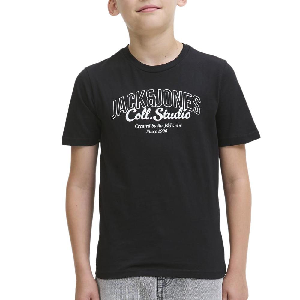 T-Shirt Noir Garçon Jack & Jones Kotos pas cher