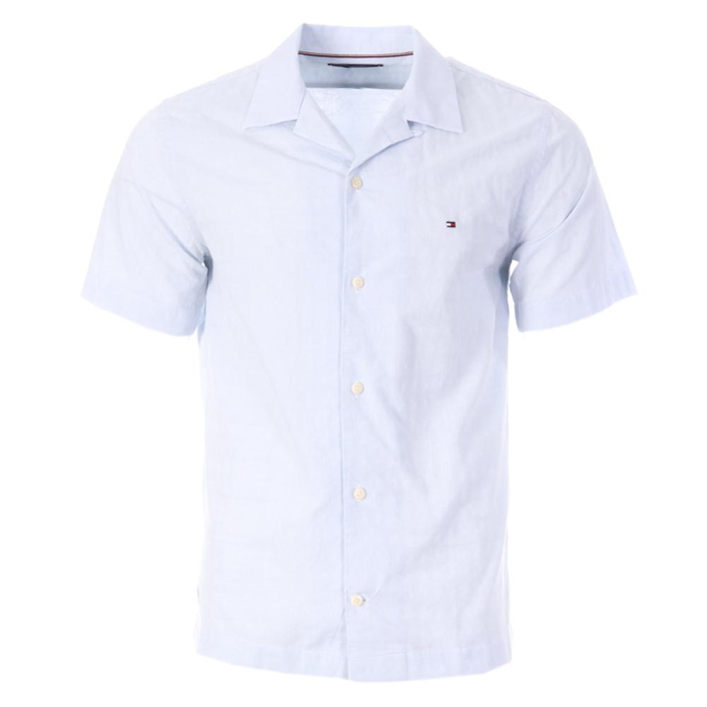 Chemise Bleu Clair Homme Tommy Hilfiger Dobbys pas cher