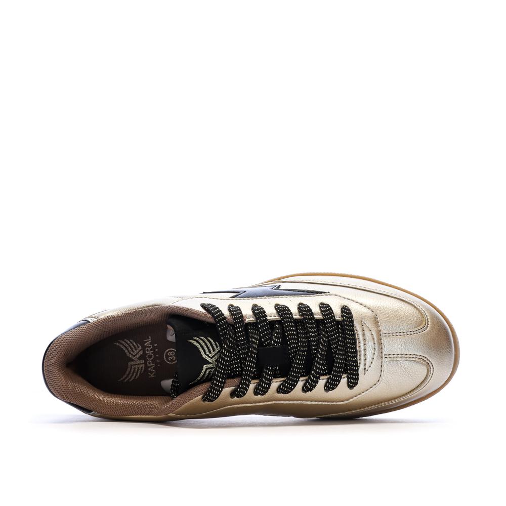 Baskets Doré Femme Kaporal Seven vue 4