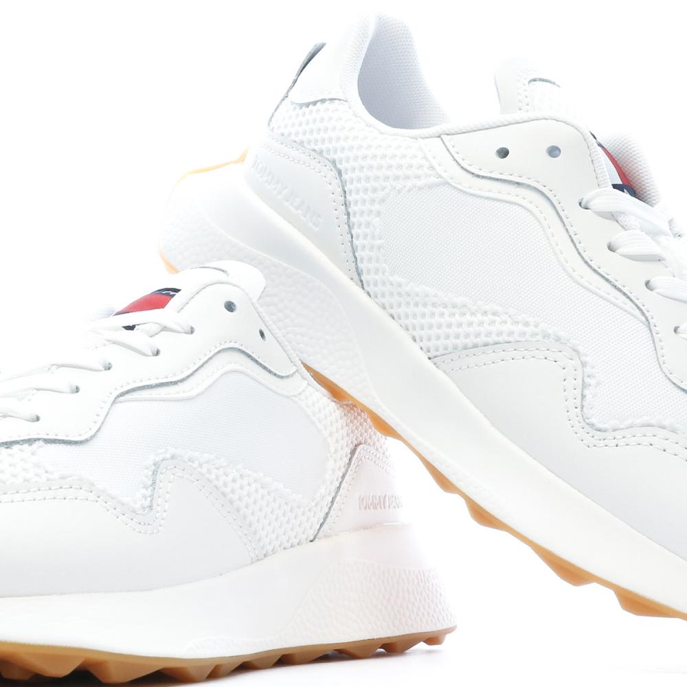 Baskets Blanches Femme Tommy Jeans New Runner vue 7