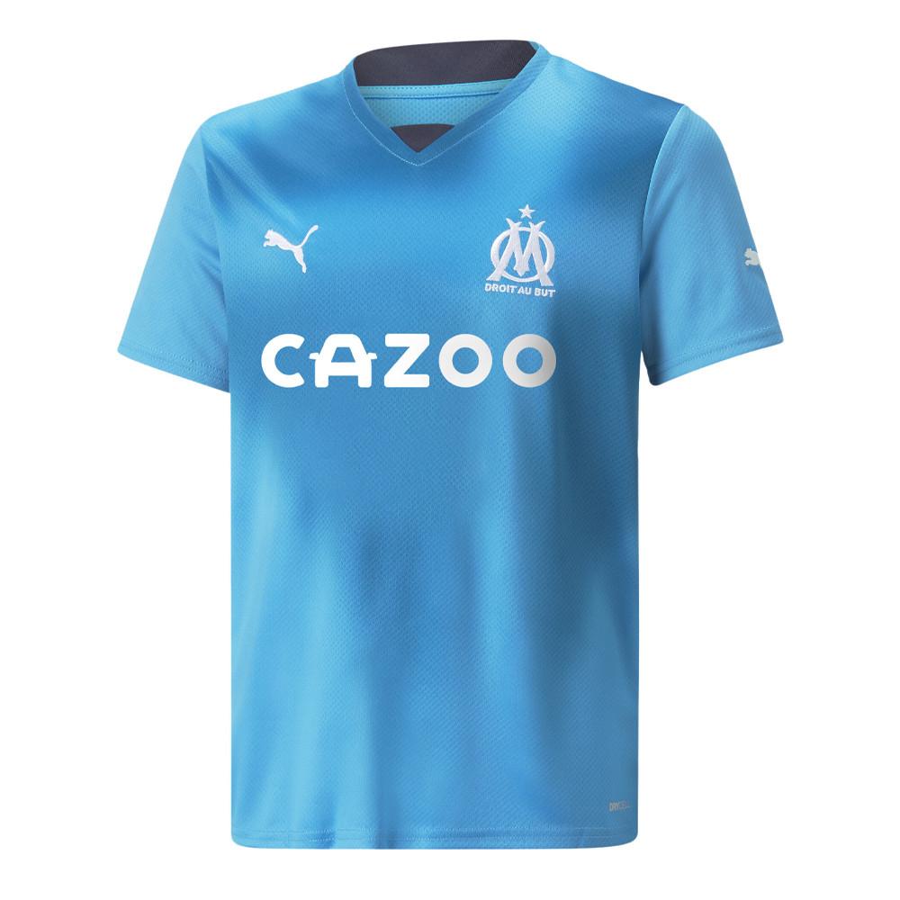 OM Maillot de foot Bleu Garçon Puma 766105 pas cher