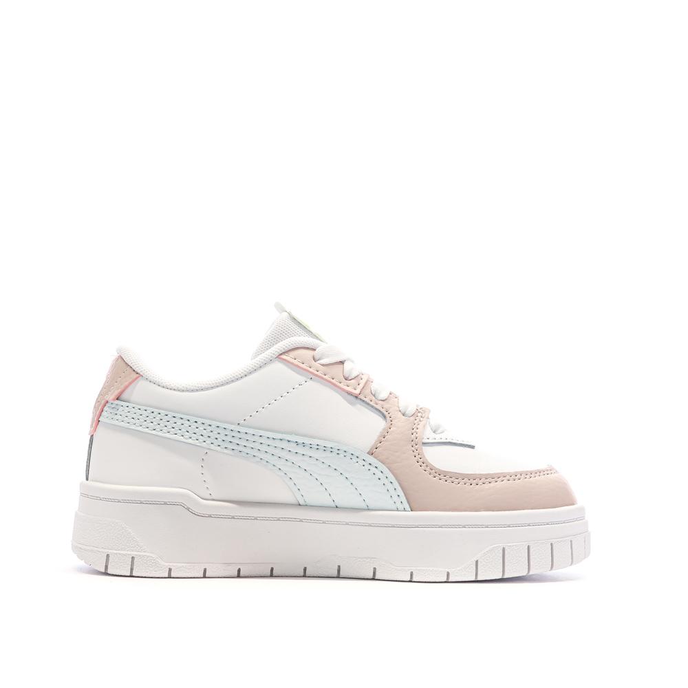 Baskets Blanches/Rose/Bleu Fille Puma Cali Dream Pastel vue 2
