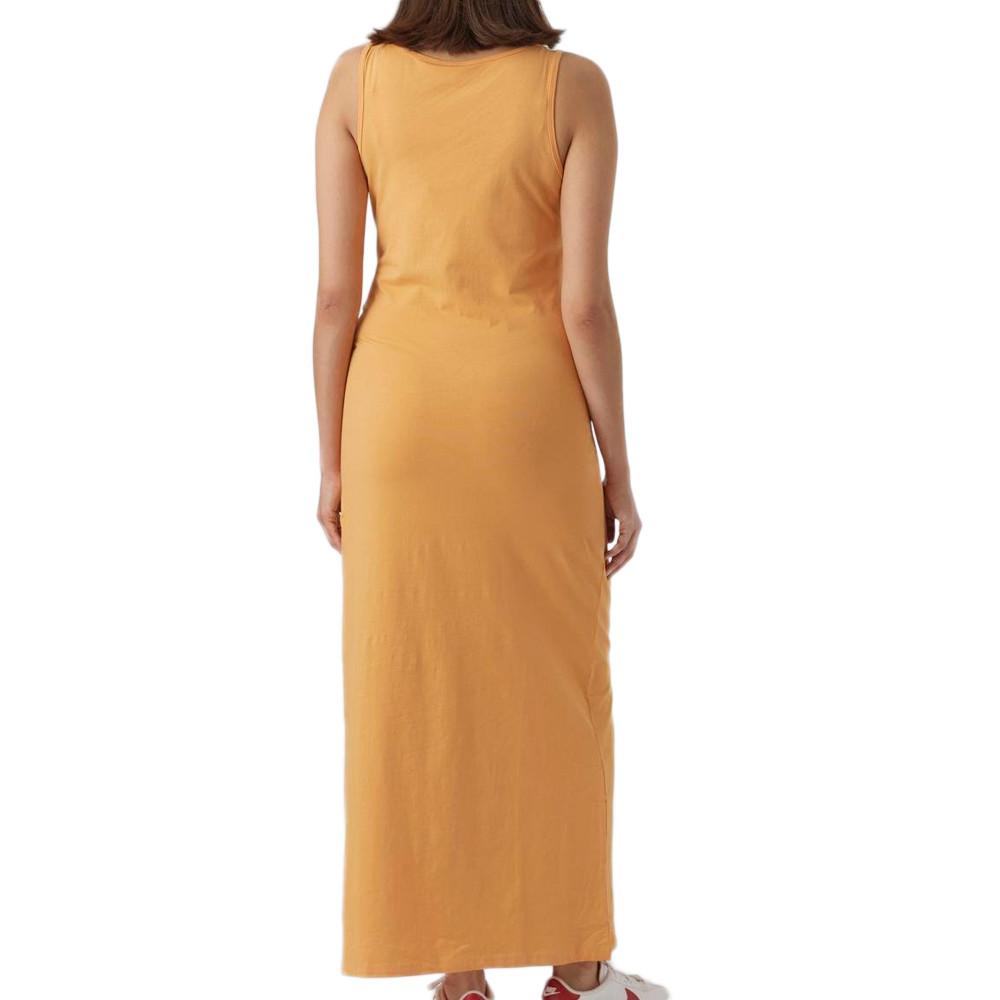 Robe Longue Orange Femme Mamalicious lmia vue 2