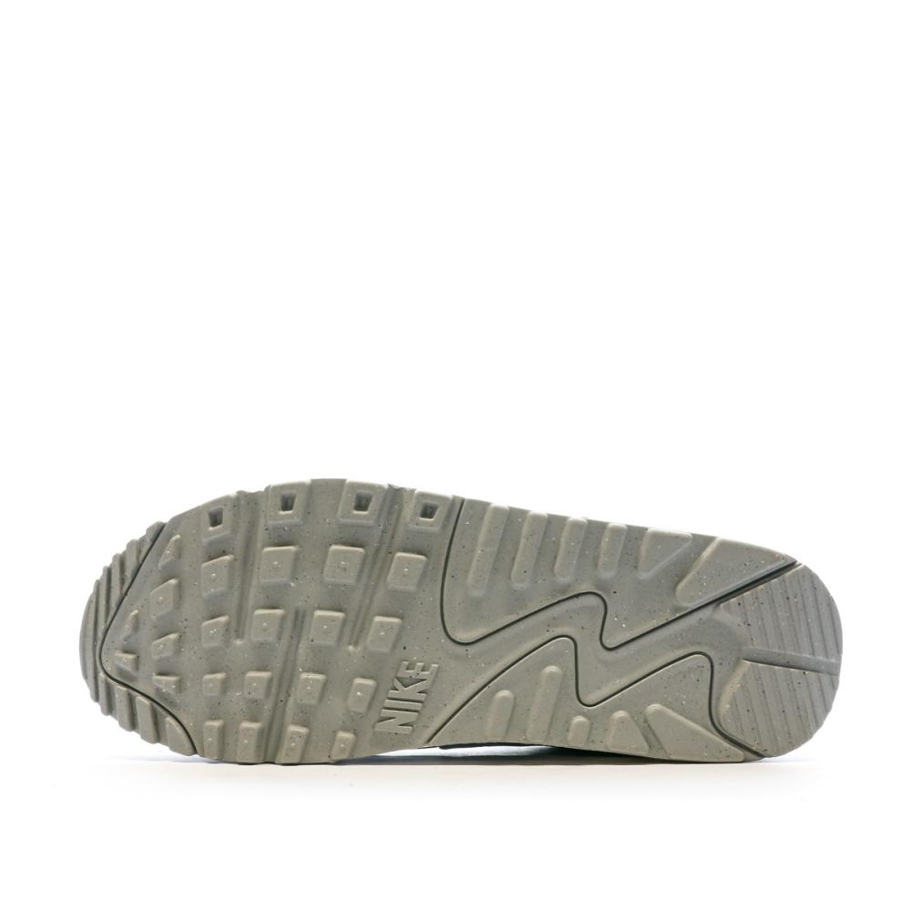 Baskets Grises/Blanches Homme Nike Air Max 90 vue 5