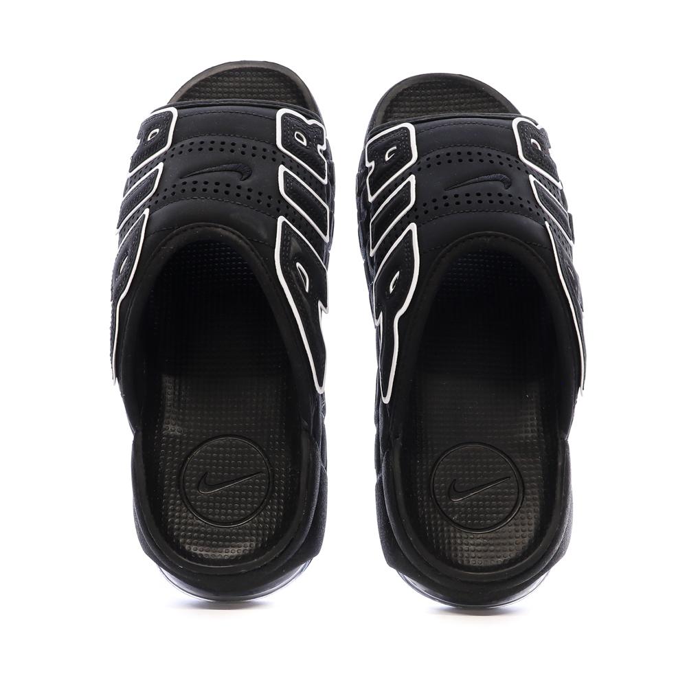 Claquettes Noires Homme Nike Air More Uptempo vue 3
