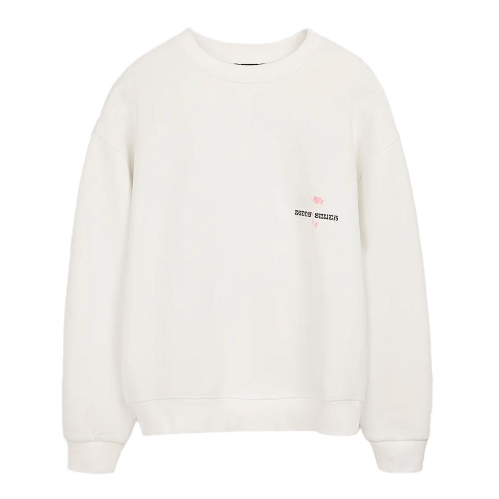 Sweat Blanc Fille Teddy Smith Flow pas cher