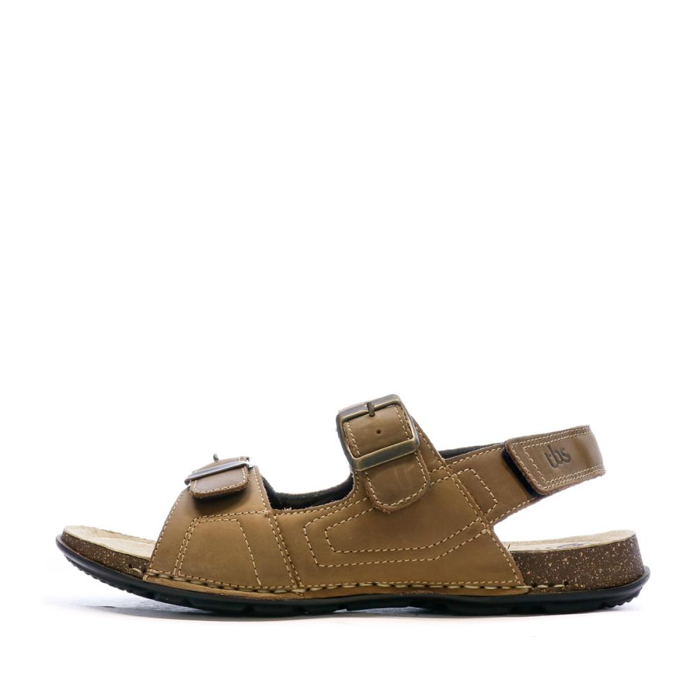 Sandales Marron Homme TBS Ebarnar pas cher