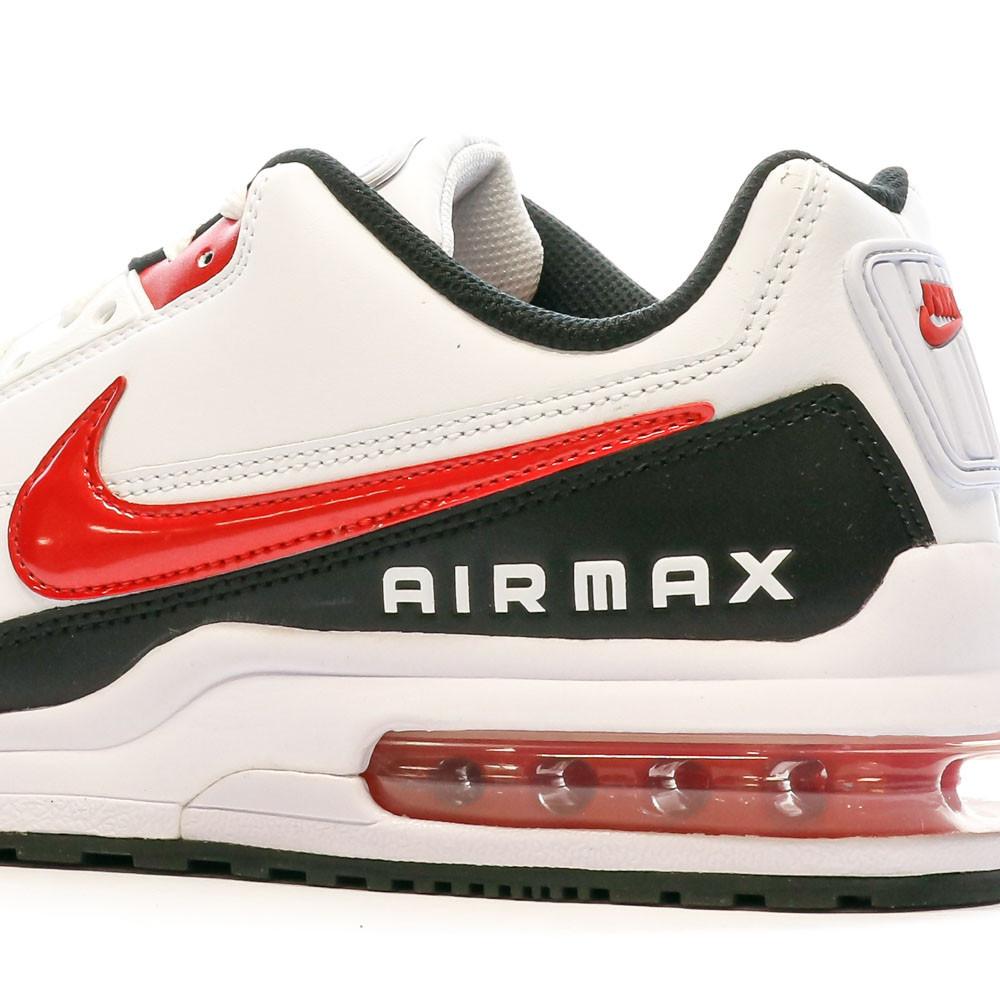 Baskets Blanc/Noir/Rouge Homme Nike Air Max 3 vue 7