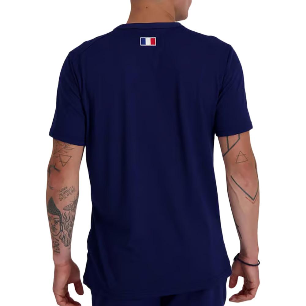 XV de France T-shirt de Présentation Marine Homme Le Coq Sportif vue 2