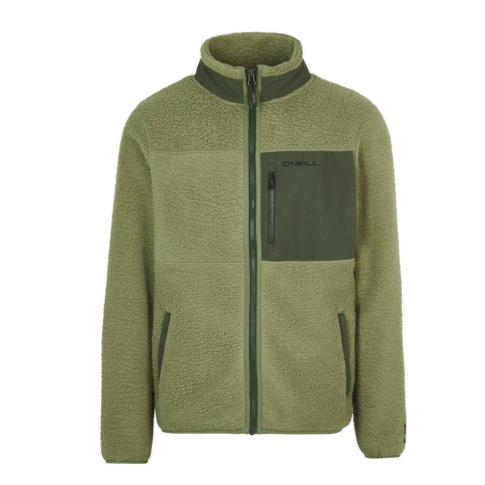 Veste Sherpa Vert Homme O'Neill High Pile Fleece pas cher
