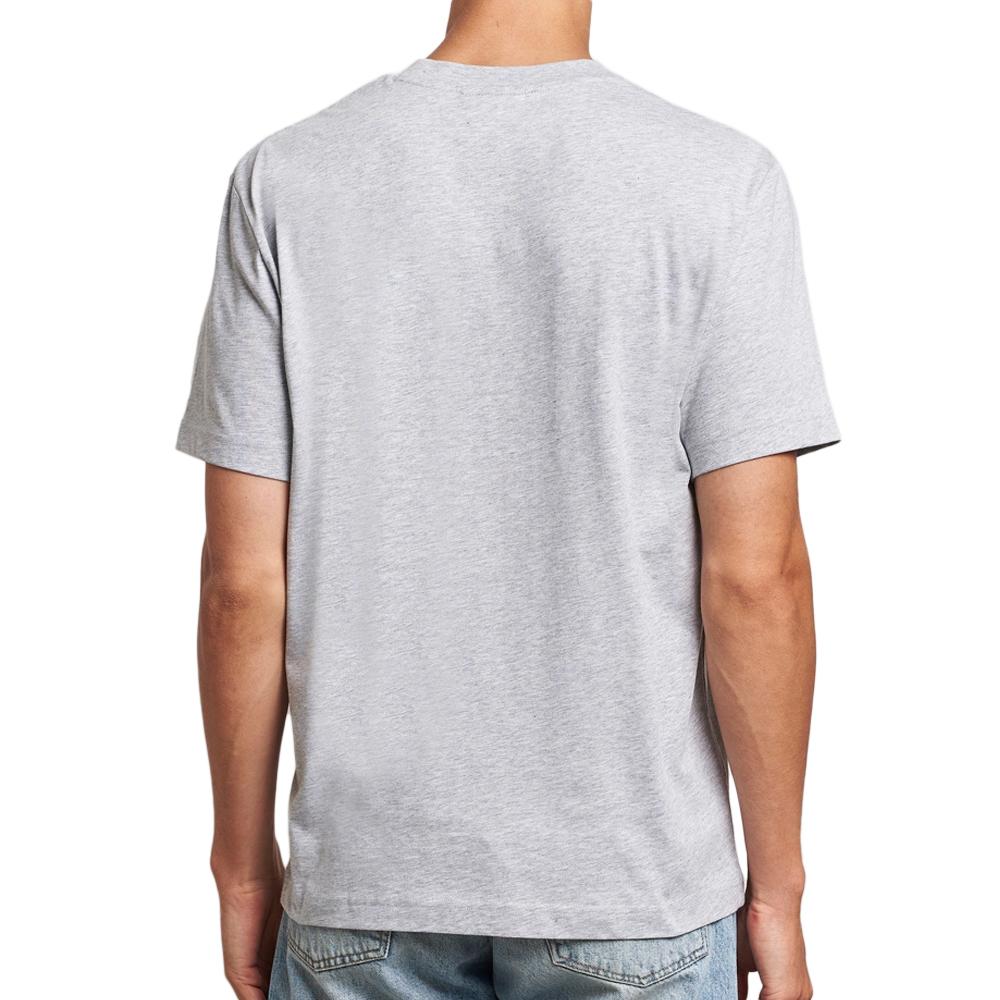 T-shirt Gris Homme Lacoste Klassiek vue 2