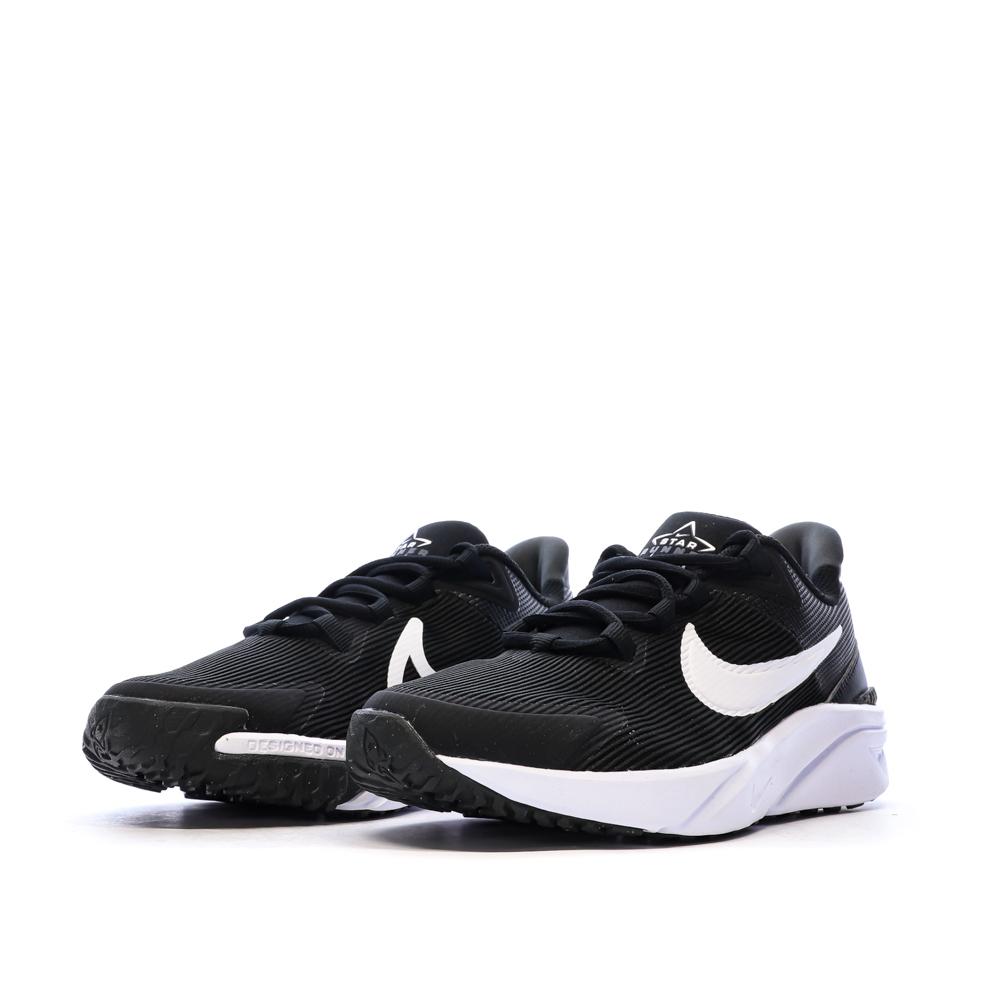 Baskets Noires Garçon Nike Star Runner 4 vue 6
