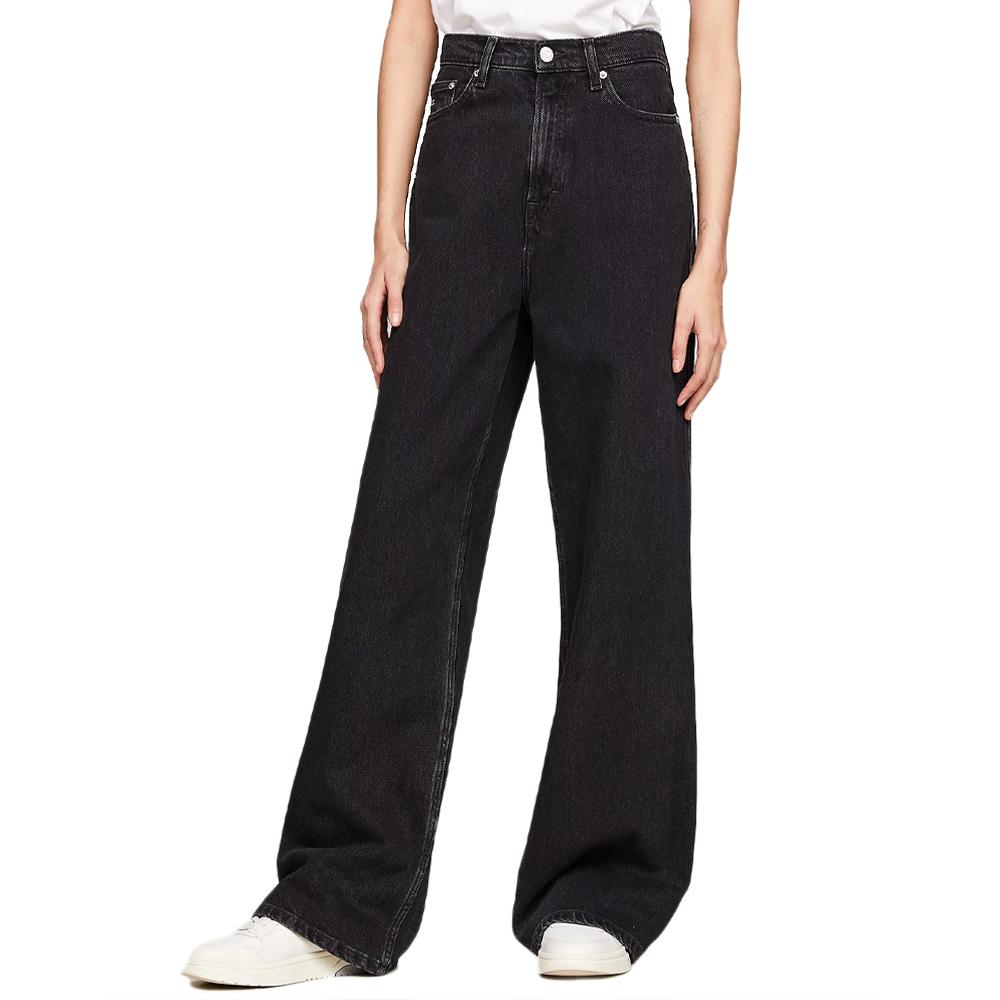 Jeans Regular Noir Femme Tommy Hilfiger Claire pas cher