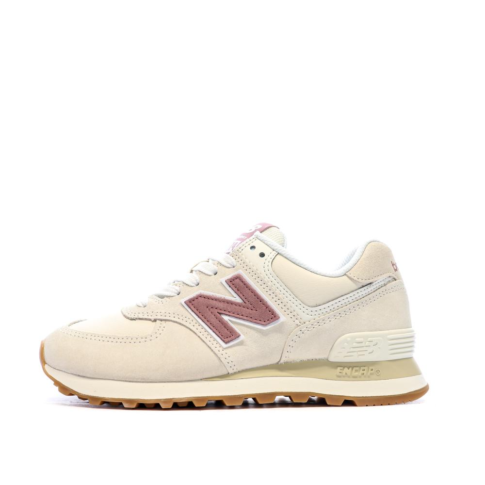 ML574 Baskets Beige Rose Homme New Balance