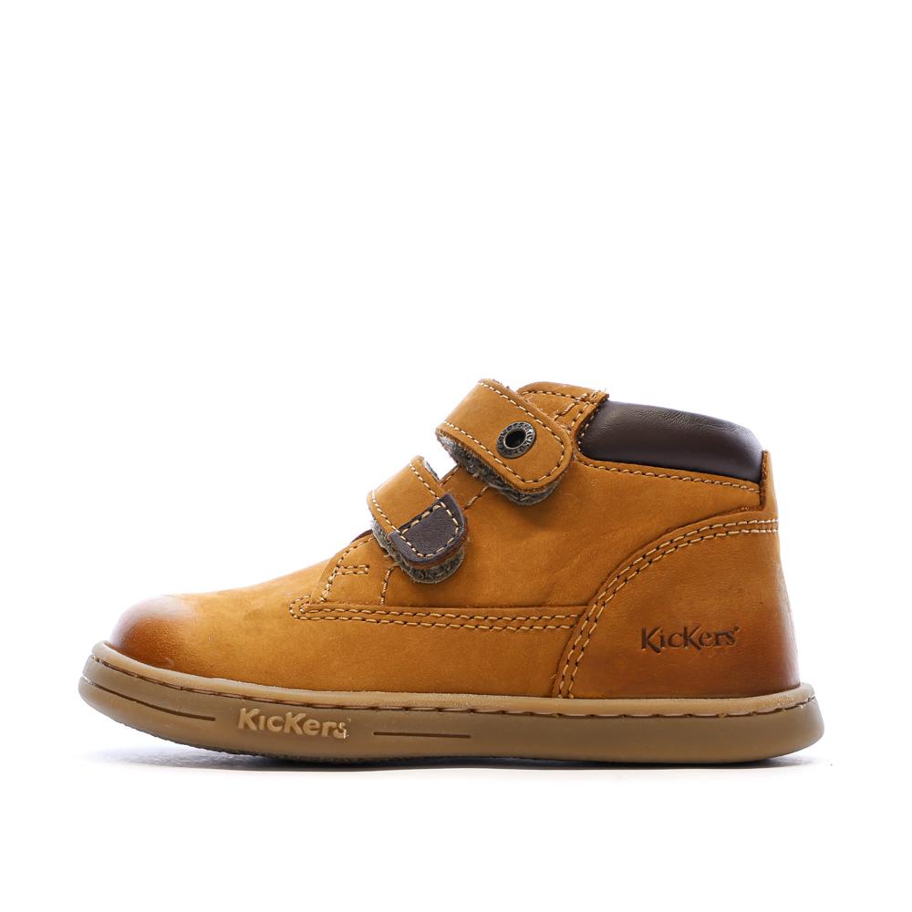 Bottillons Camel Garçon Kickers Tackeasy pas cher
