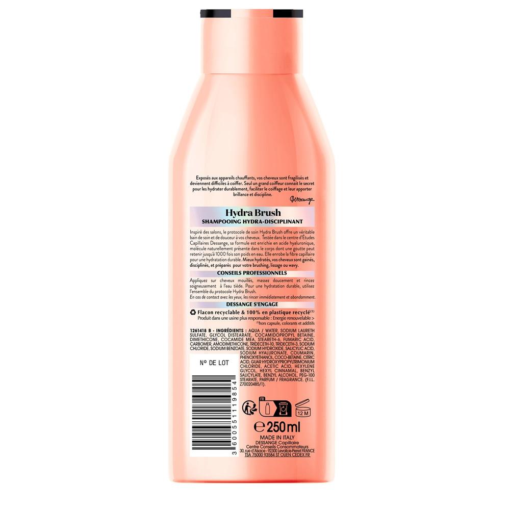 Shampoing Hydra-Disciplinant DESSANGE Cheveux exposés aux appareils chauffants vue 2