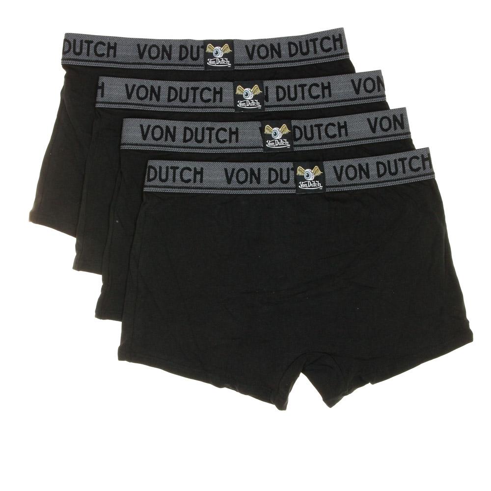 X4 Boxers Homme Noir Von Dutch ORIAS vue 3