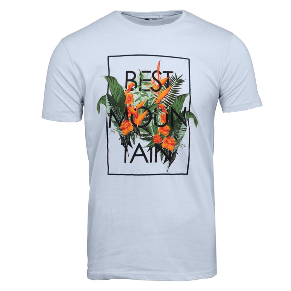 T-shirt Bleu Clair Homme Best Mountain 1015 pas cher