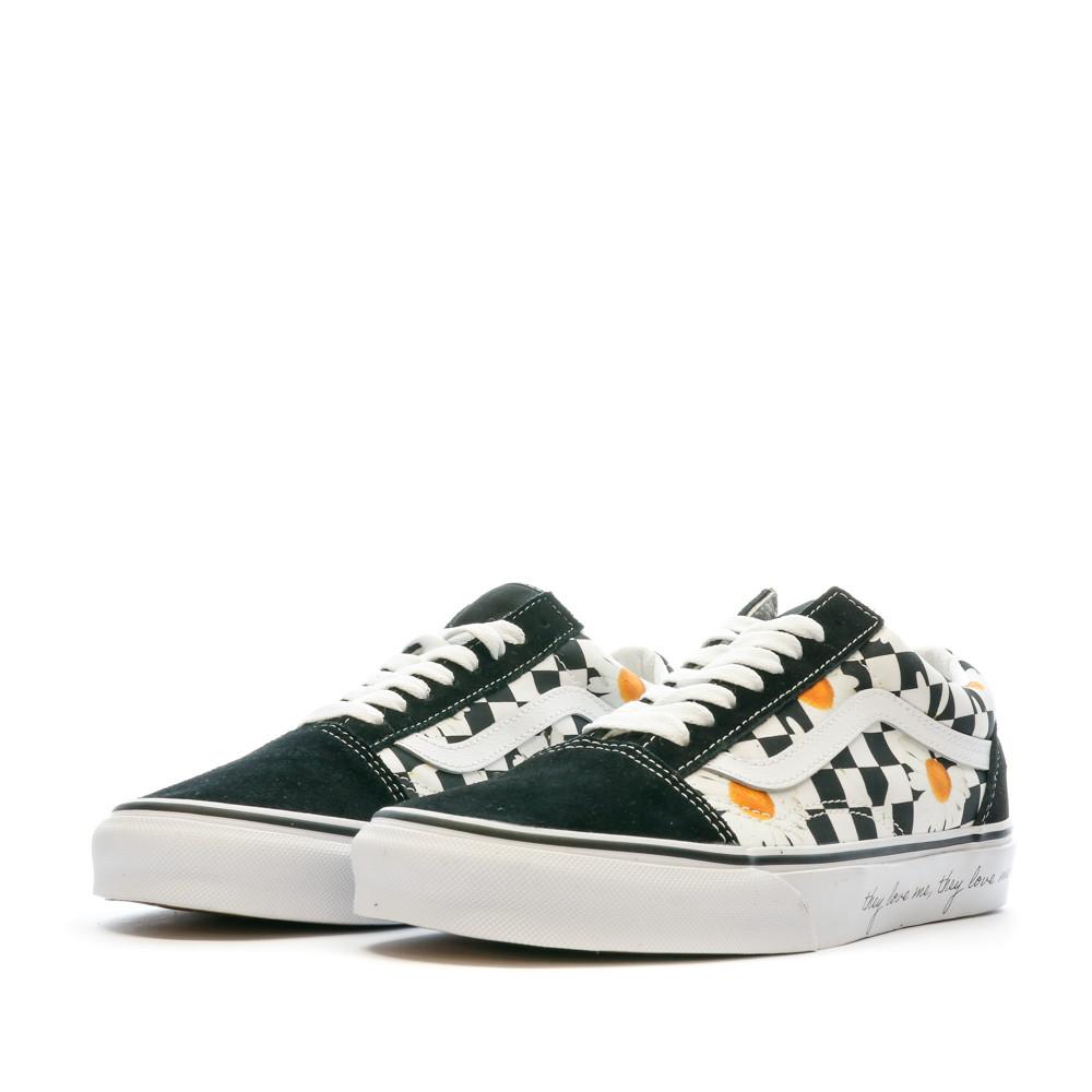 Baskets Blanches/Noires Femme Vans Ua Old Skool vue 6