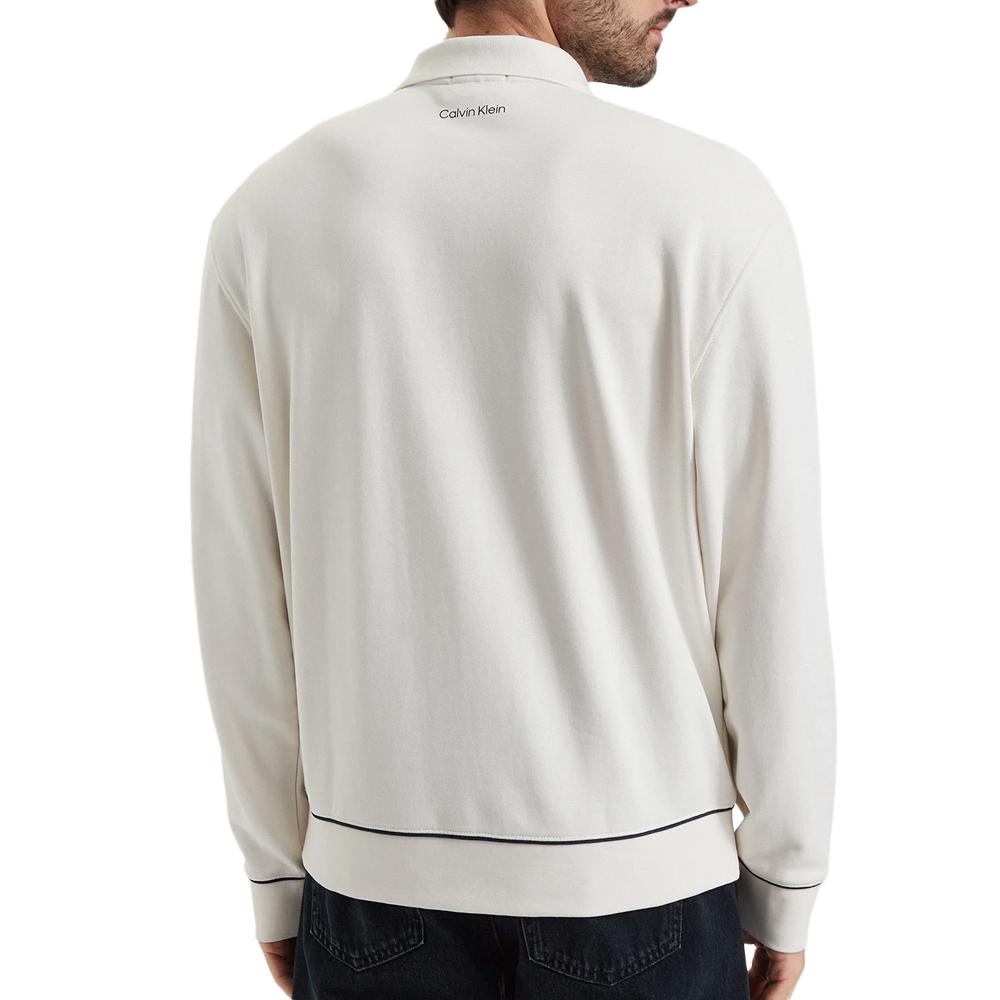 Calvin Klein Jeans Men’s Beige Terry Sweatshirt Photo of the Espace des Marques %store% store - view of %key%