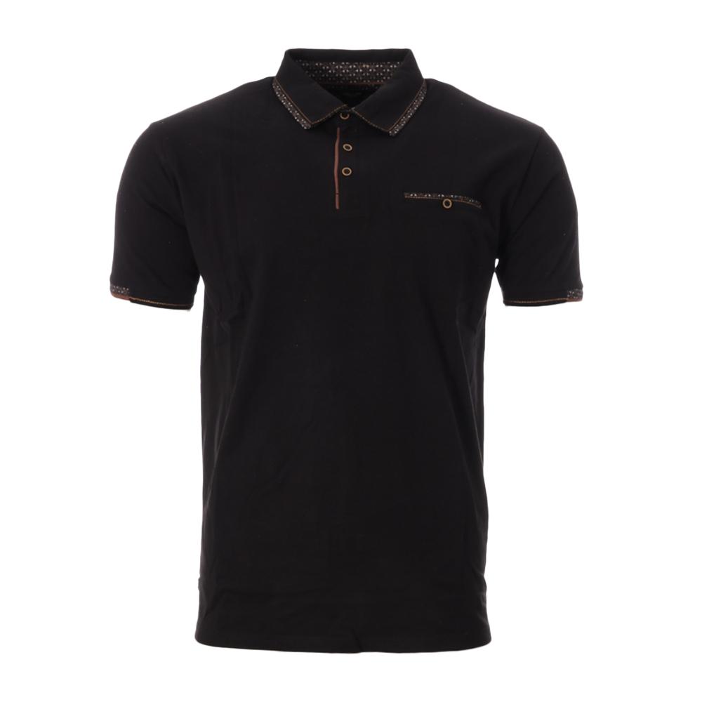 Polo Noir Homme RMS26 91300 pas cher
