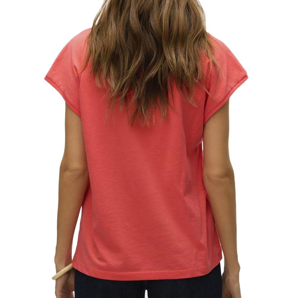 T-Shirt Rose Femme Vero Moda Dubarry vue 2