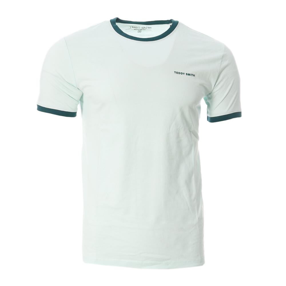 T-shirt Vert Clair Homme Teddy Smith 2R pas cher