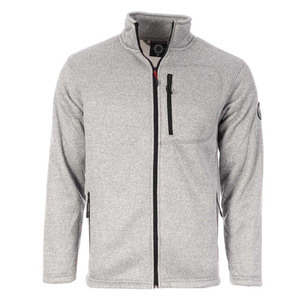 Veste Polaire Gris Homme Paname Brothers Sherpa pas cher