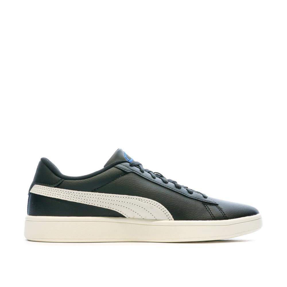 Baskets Blanc/Noir Homme Puma Smash 3.0 vue 2