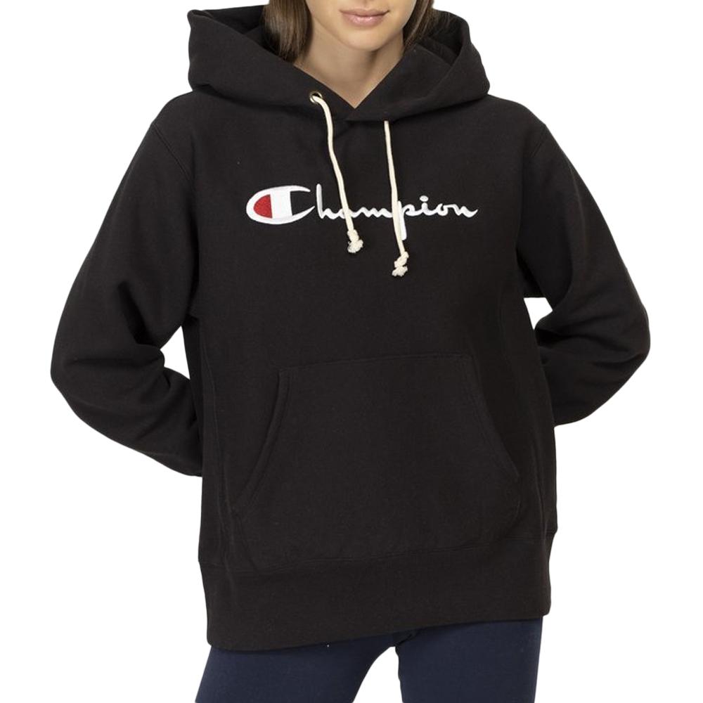 Sweat Noir Femme Champion Reverse pas cher