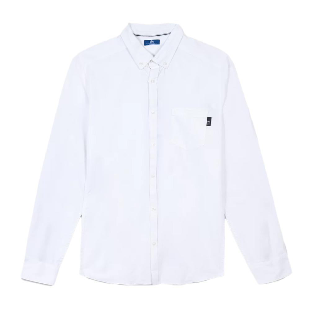 Chemise Blance Homme TBS BRODY pas cher