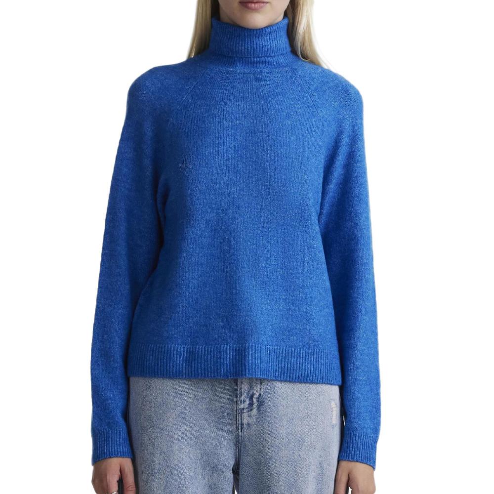 Pull Bleu Femme Pieces Juliana pas cher