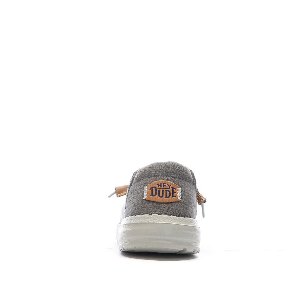 Chaussures Grises Femme Hey Dude Chambray Boho vue 3