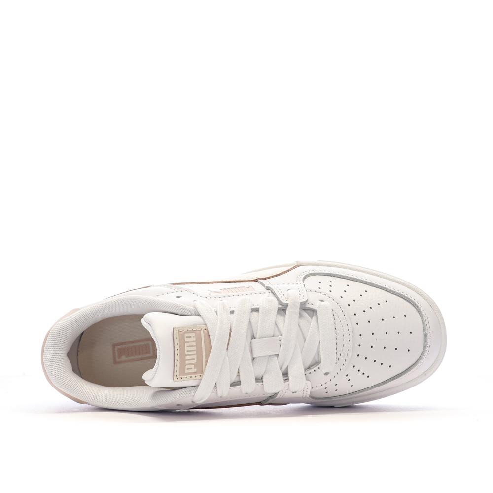 Baskets Blanches/Rose Femme Puma Pro Classic vue 4
