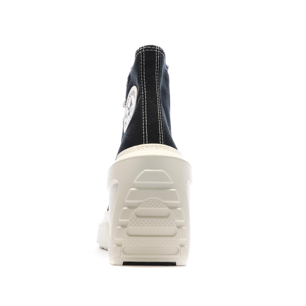 Baskets Noires Femme Converse Chuck 70 De Luxe Wedge A06478C vue 3