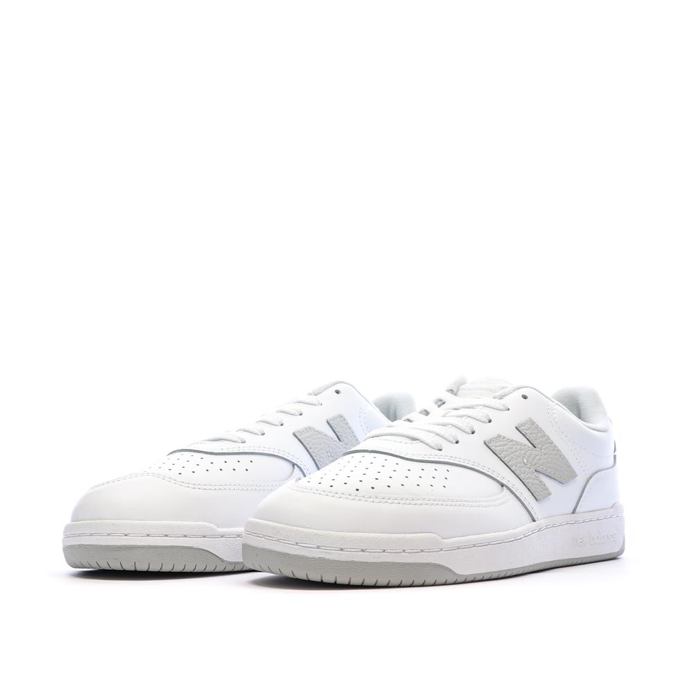 Baskets Blanc/Gris Homme New Balance M080 vue 6