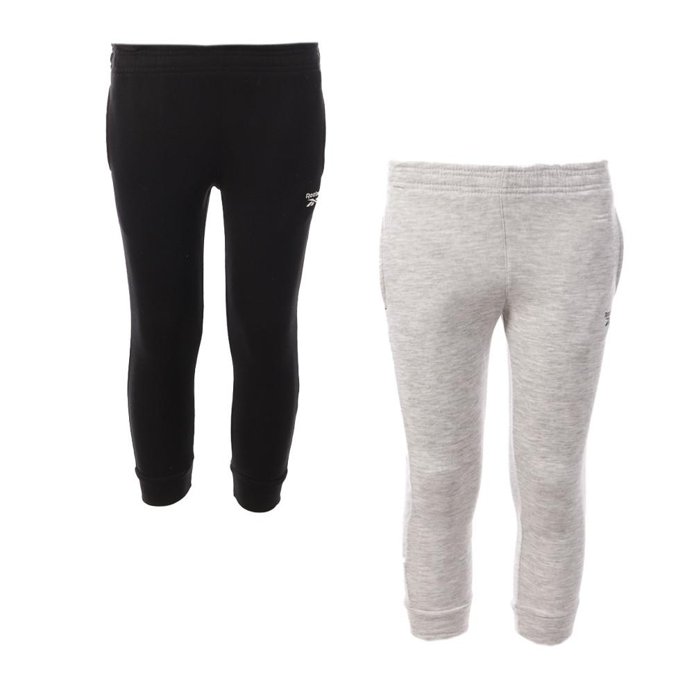 2x Joggings Gris/Noir Garçon Reebok Spun pas cher