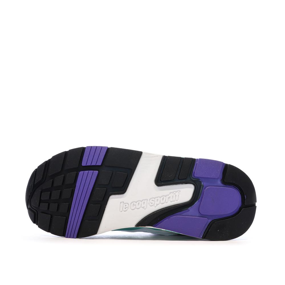 Baskets Blanche/Verte/Violet Homme Le Coq Sportif Lcs R1100 Nineties vue 5
