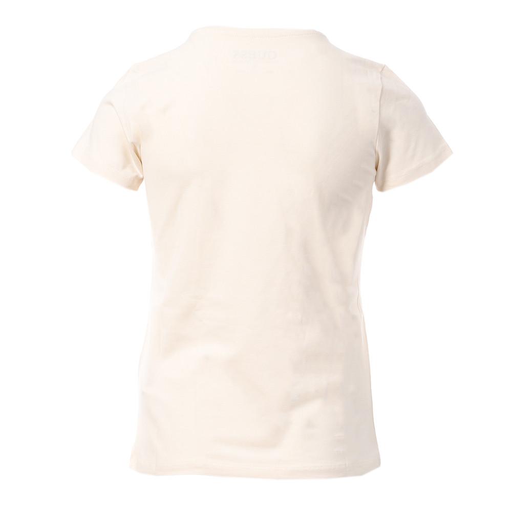 T-shirt Blanc Fille Guess 1314 vue 2