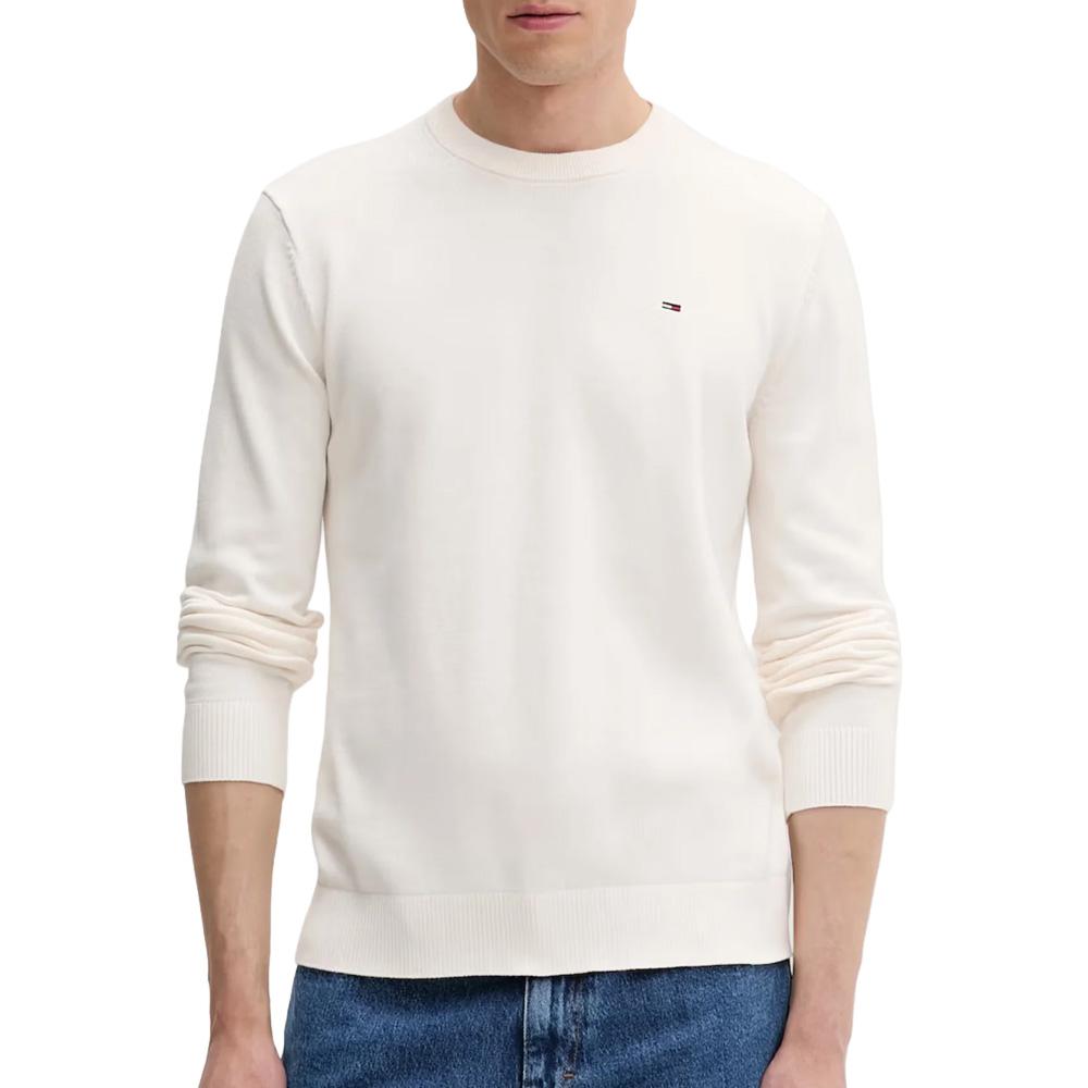 Weißer Herrenpullover von Tommy Hilfiger, Tjm Slim Ess günstig